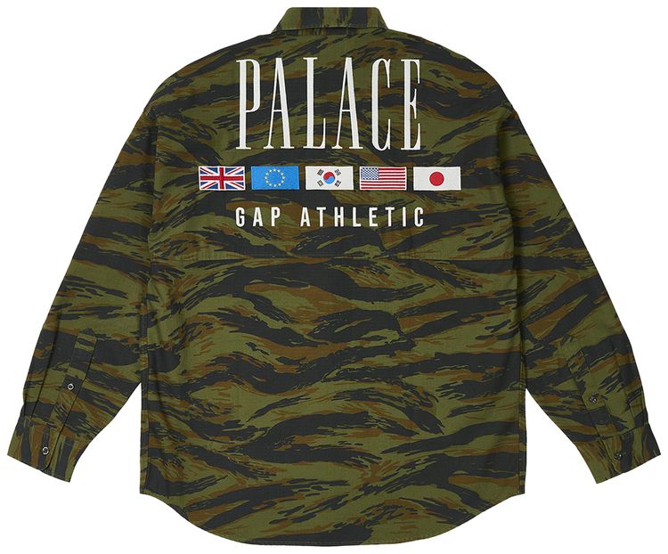 Buy Palace x Gap Oxford Drop Shoulder 