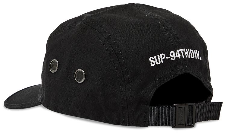 Supreme Military Camp Cap Black