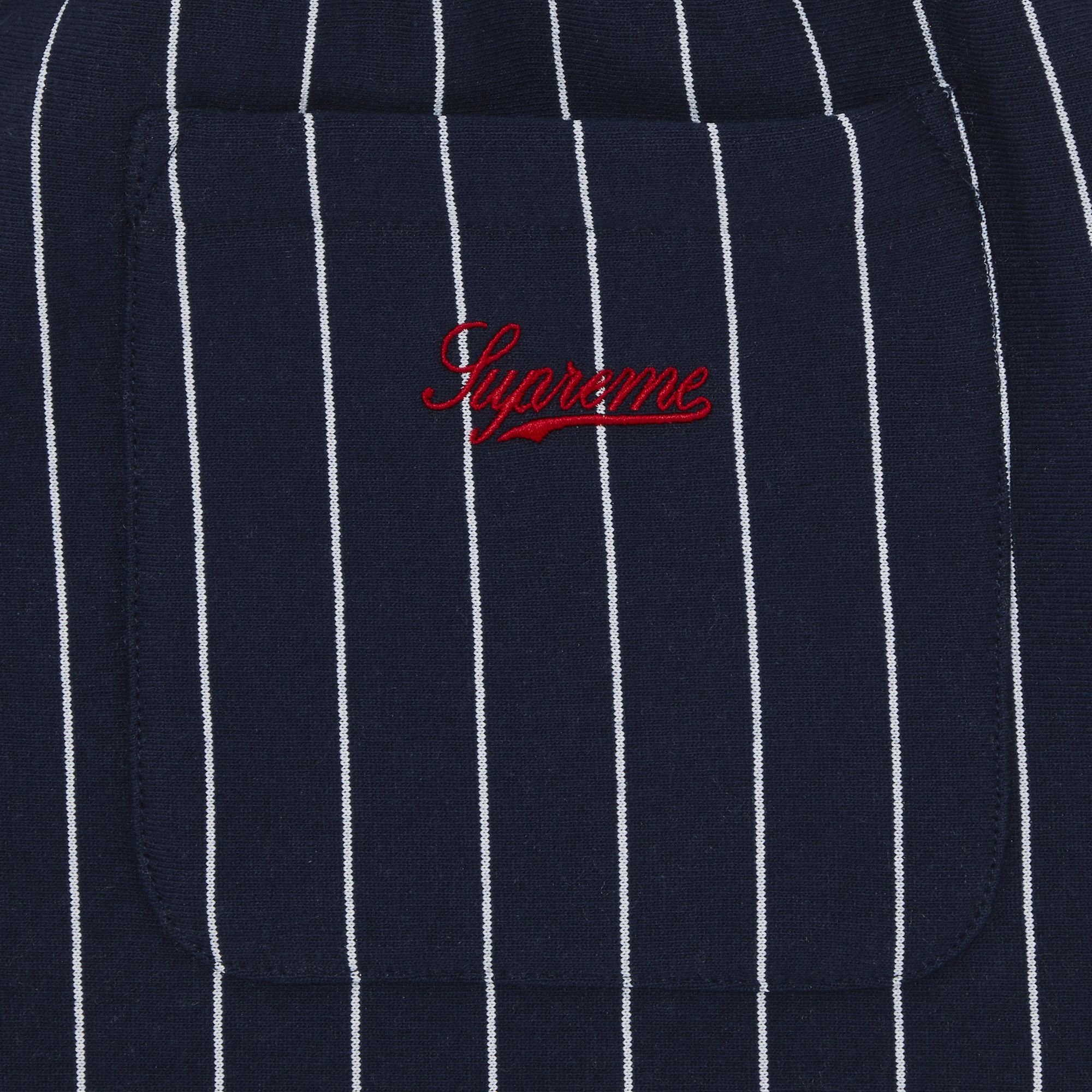 Buy Supreme Pinstripe Sweatshort 'Navy' - SS24SH27 NAVY | GOAT
