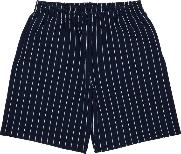 Supreme Pinstripe Sweatshort Navy