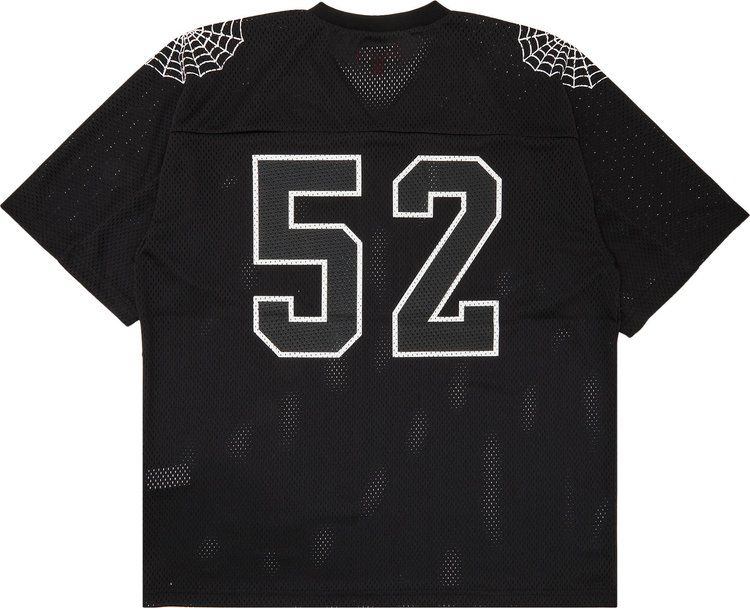 Supreme Spiderweb Football Jersey Black