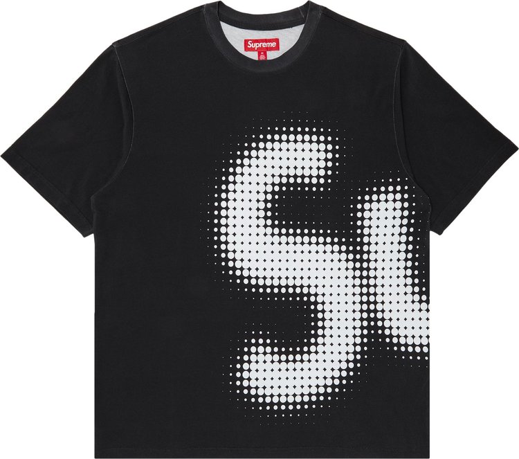 Supreme Halftone Short Sleeve Top Black