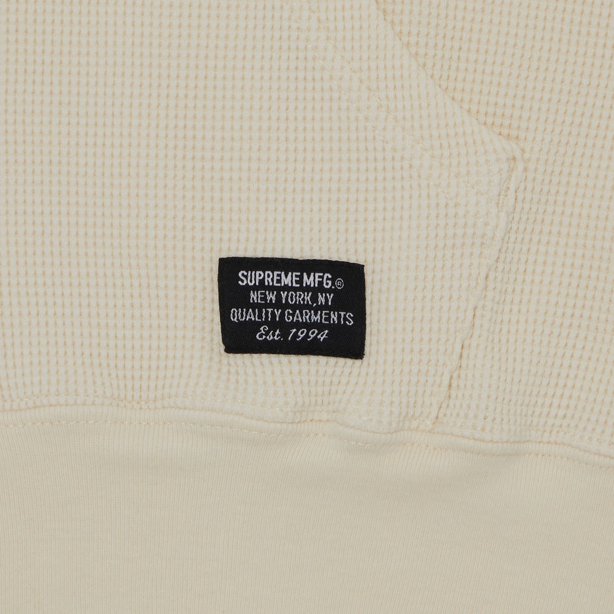 Buy Supreme Hooded Zip Up Thermal 'Natural' - SS24KN12