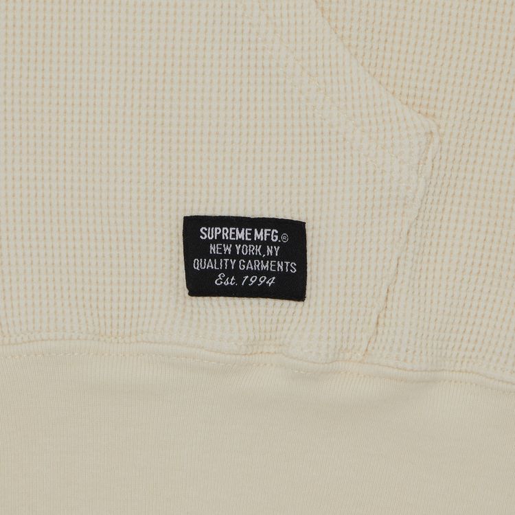 Supreme Hooded Zip Up Thermal Natural