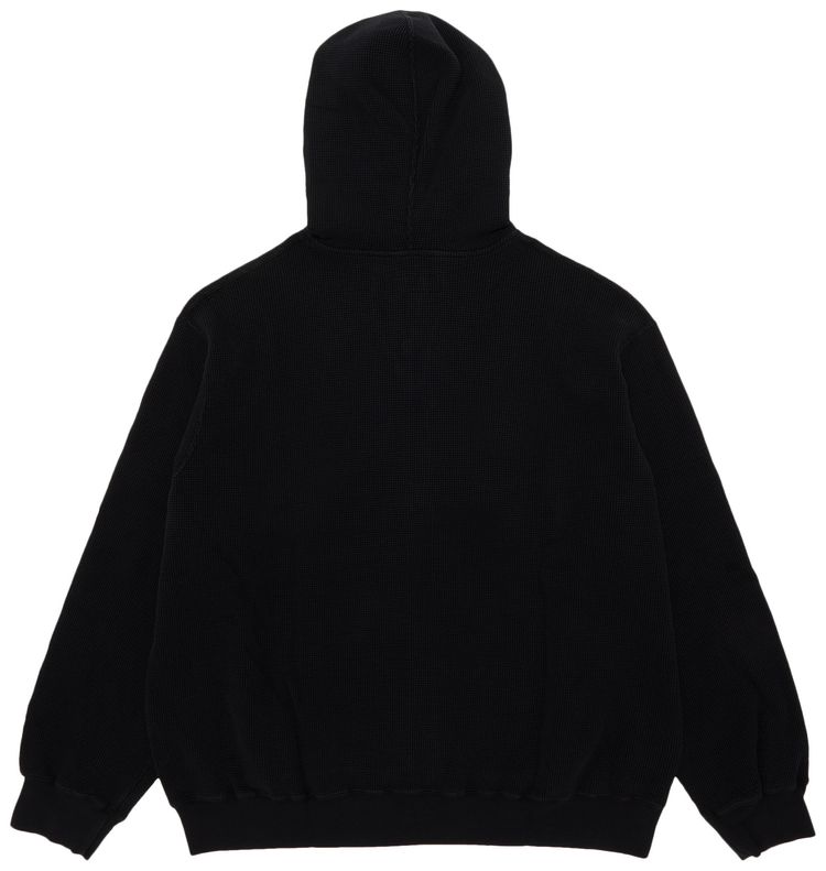 Supreme Hooded Zip Up Thermal Black
