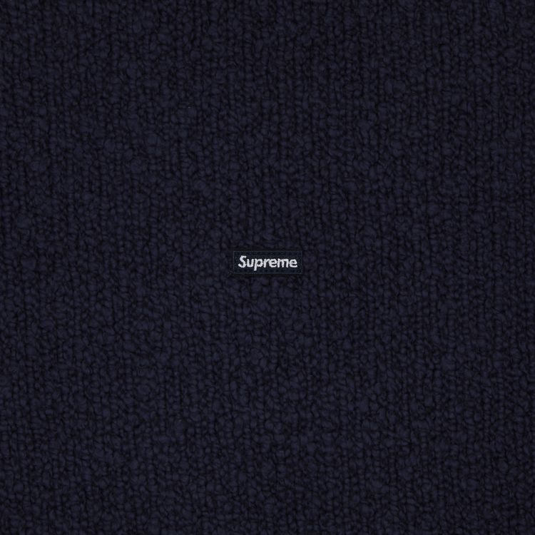 Supreme Boucle Small Box Sweater Navy