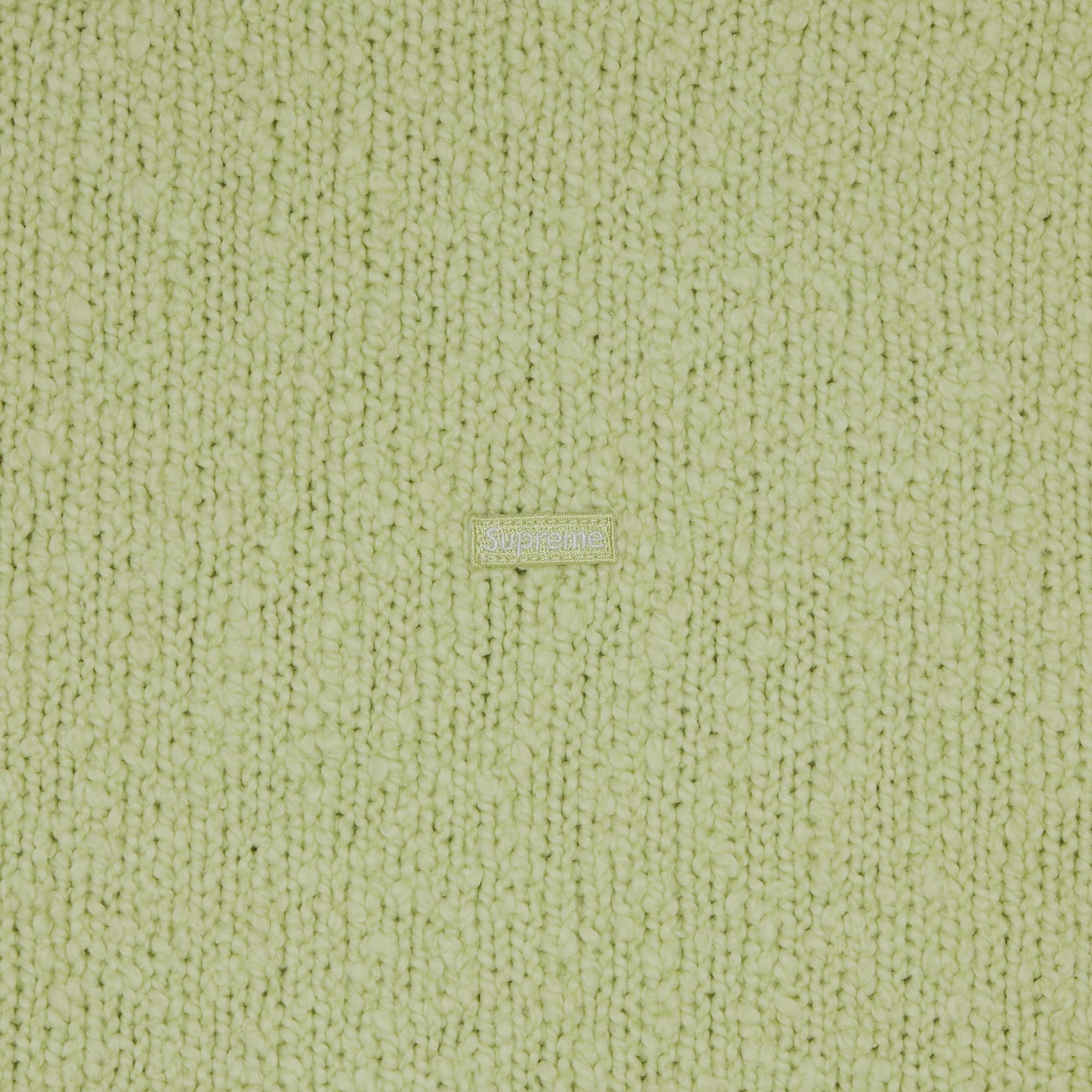 Buy Supreme Bouclé Small Box Sweater 'Bright Lime' - SS24SK17