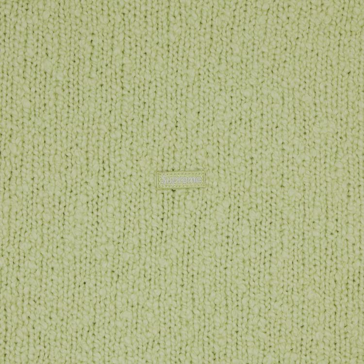 Supreme Boucle Small Box Sweater Bright Lime