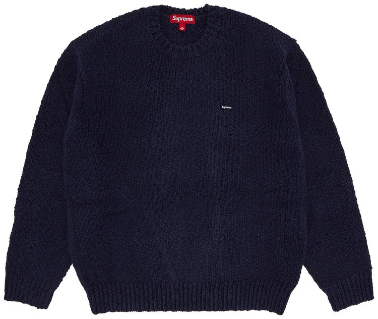 Supreme Boucle Small Box Sweater Navy