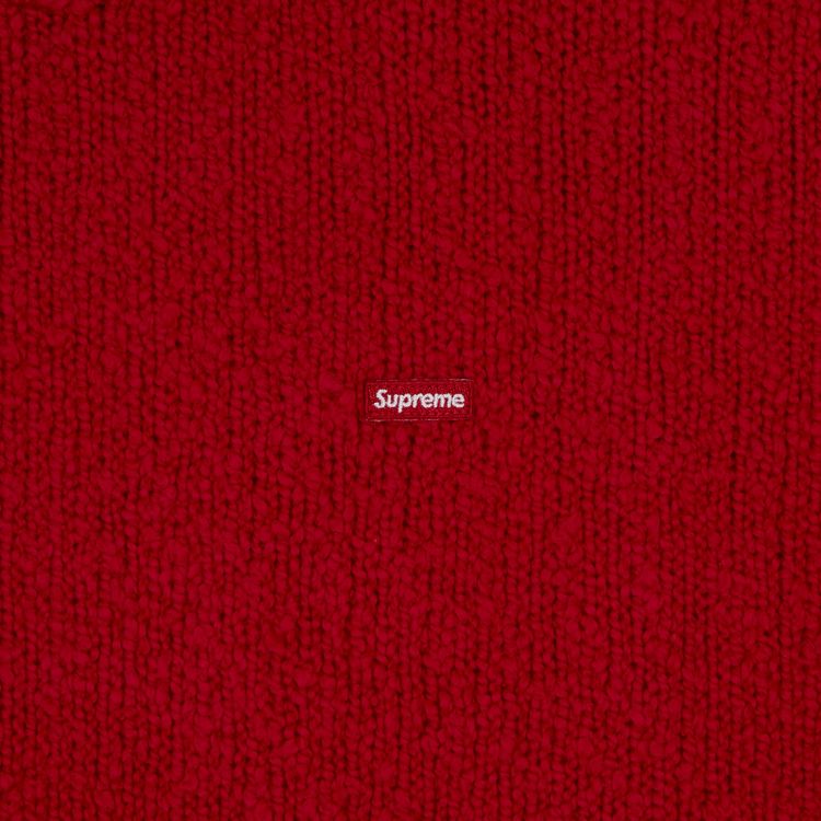 Supreme Boucle Small Box Sweater Red