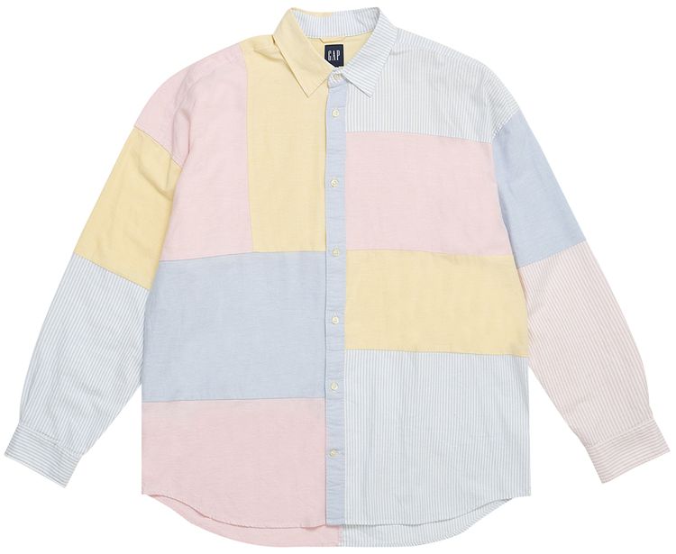 Palace x Gap Oxford Drop Shoulder Multicolor