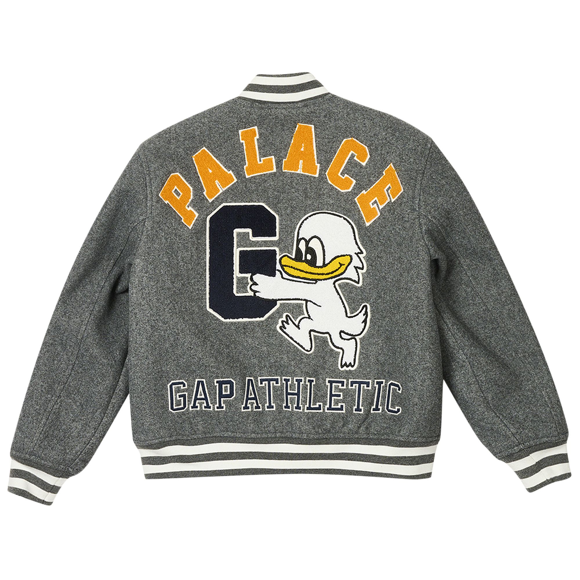 Buy Palace x Gap Kids Varsity Jacket Grey 429079009 GOAT CA