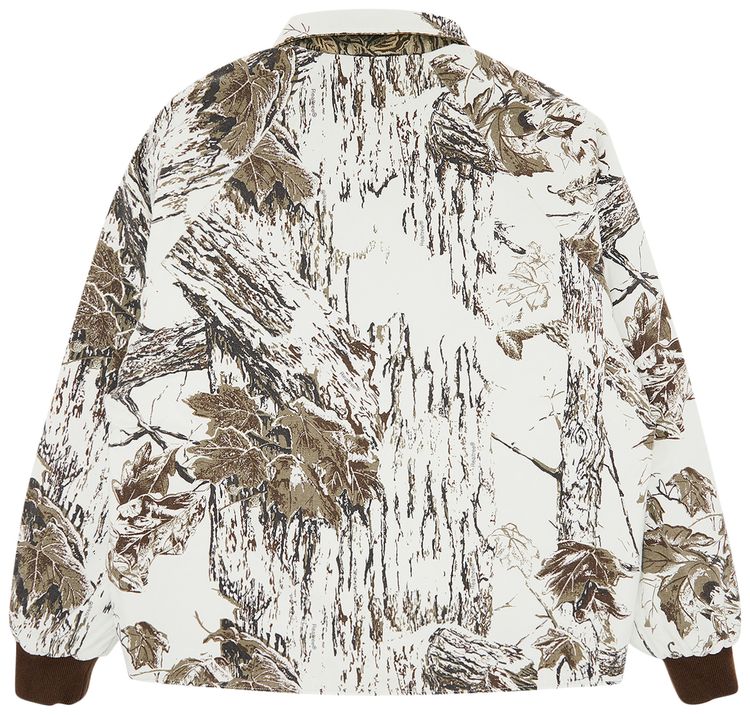 Supreme x RealTree Reversible Quilted Work Jacket Snow Camo