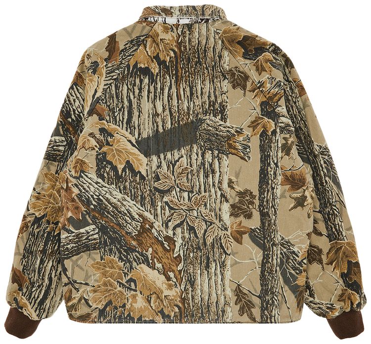 Supreme x RealTree Reversible Quilted Work Jacket Snow Camo