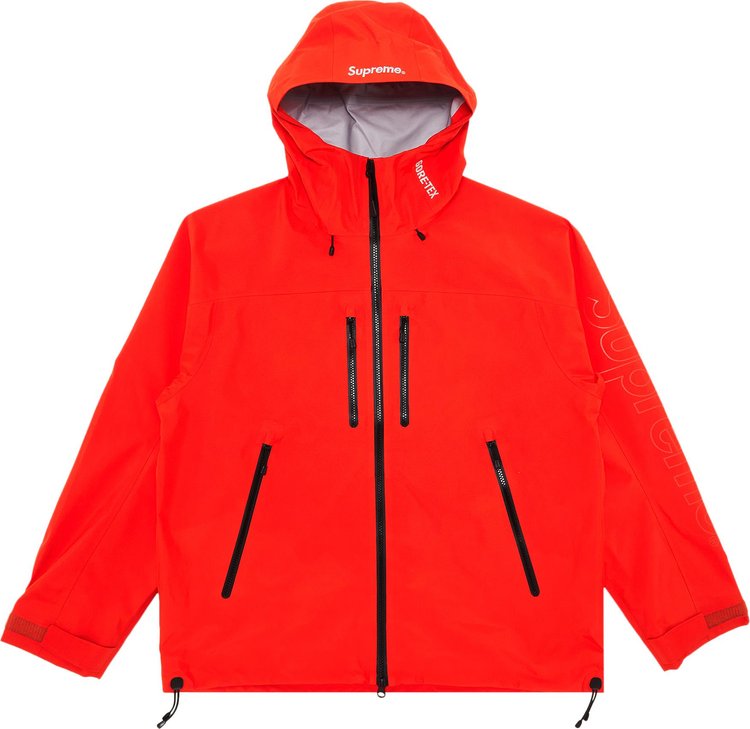 Supreme GORE TEX Taped Seam Shell Jacket Orange