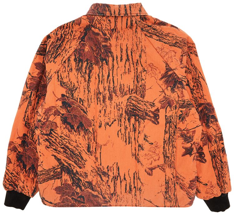 Supreme x RealTree Reversible Quilted Work Jacket Black