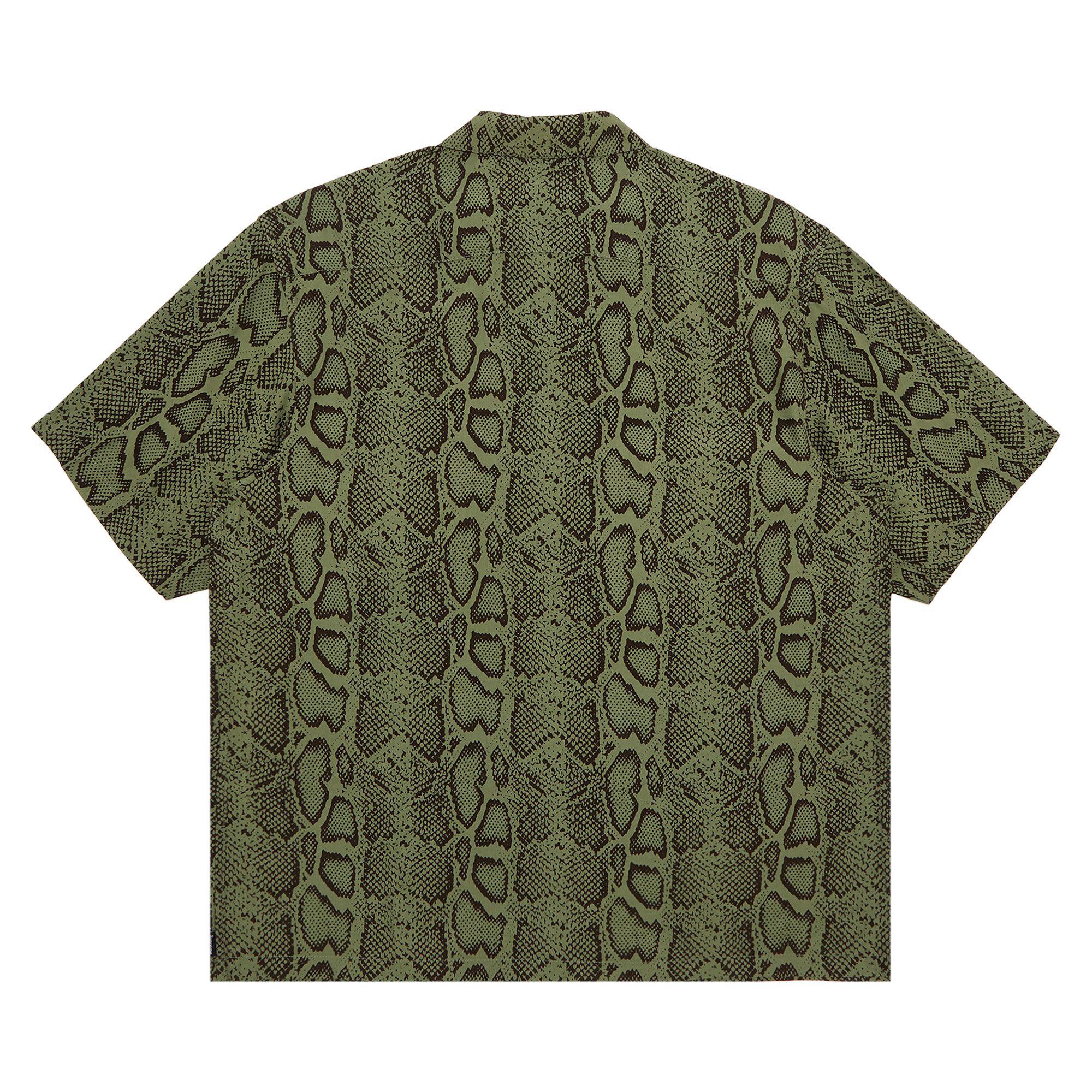 Buy Supreme Snake Short-Sleeve Shirt 'Olive' - SS24S28 OLIVE | GOAT