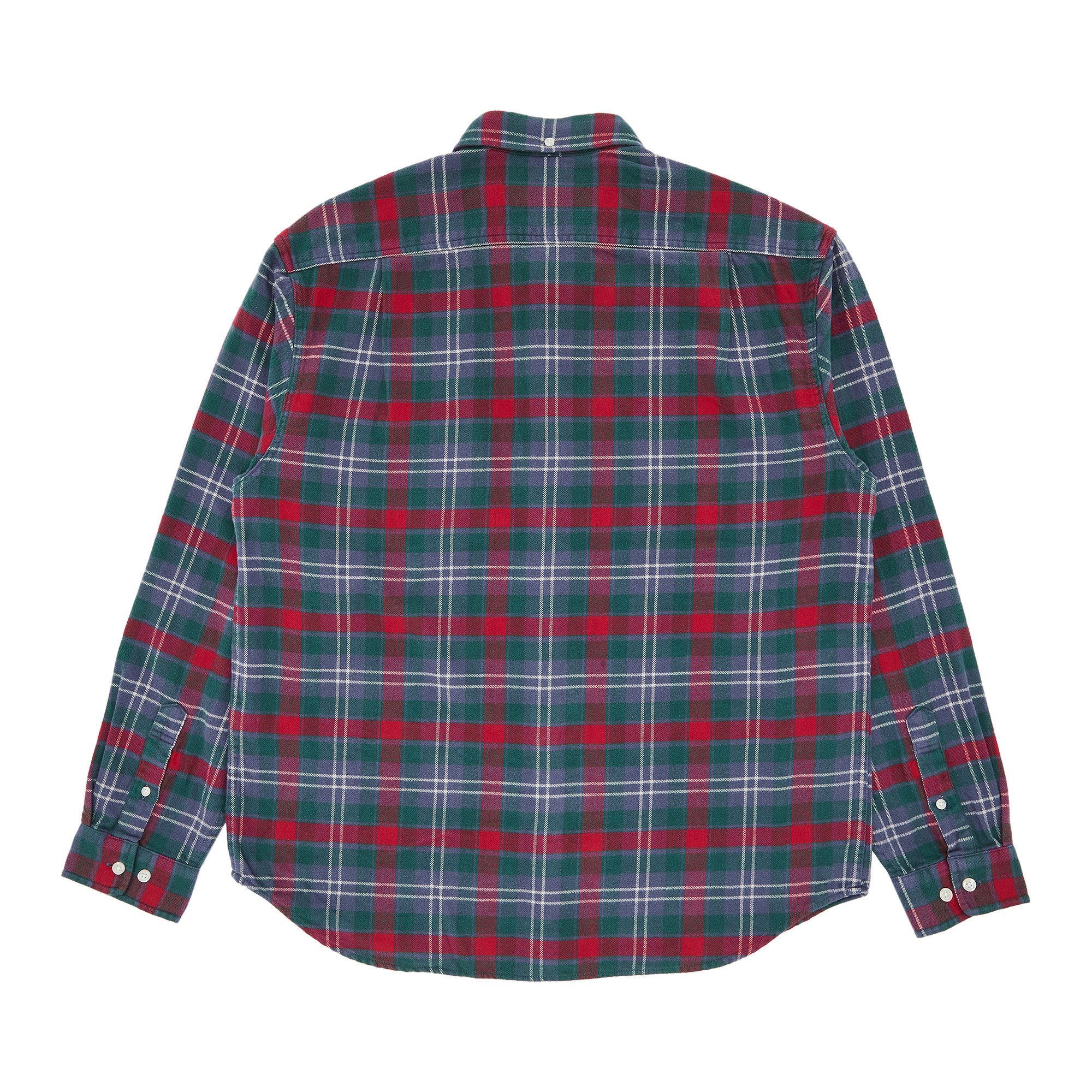 Buy Supreme Plaid Flannel Shirt 'Slate' - SS24S4 SLATE | GOAT