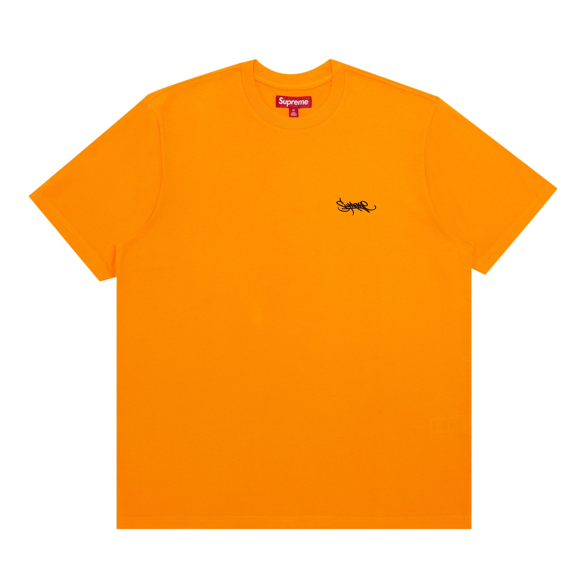 Buy Supreme Washed Tag Short-Sleeve Top 'Orange' - SS24KN27 ORANGE