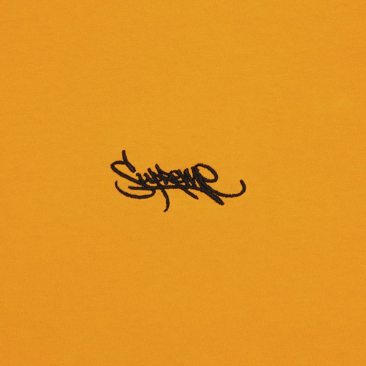 Supreme Washed Tag Short Sleeve Top Orange