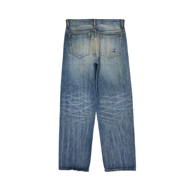 Buy Supreme Distressed Loose Fit Selvedge Jean 