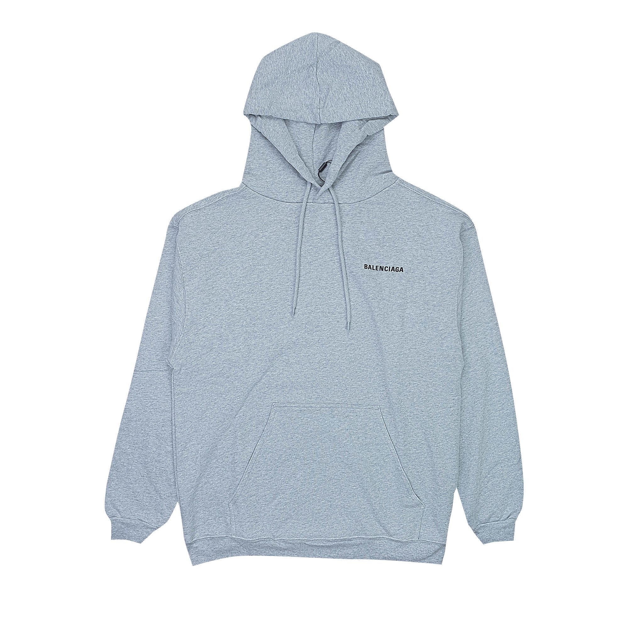 Buy Balenciaga Logo Hoodie 'Grey' - 600583 TIV84 1167 | GOAT