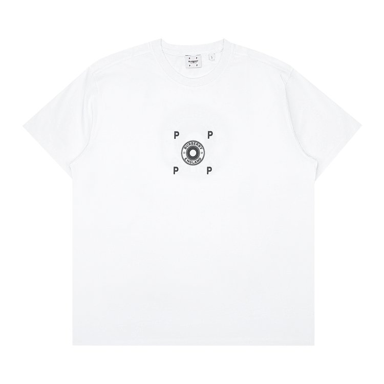 Burberry COMPANY Pop Trading Company Logo T-Shirt 'White'