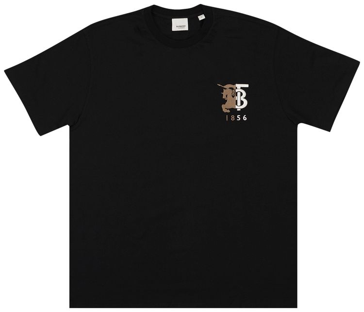 Burberry Pocket Graphic T Shirt Black