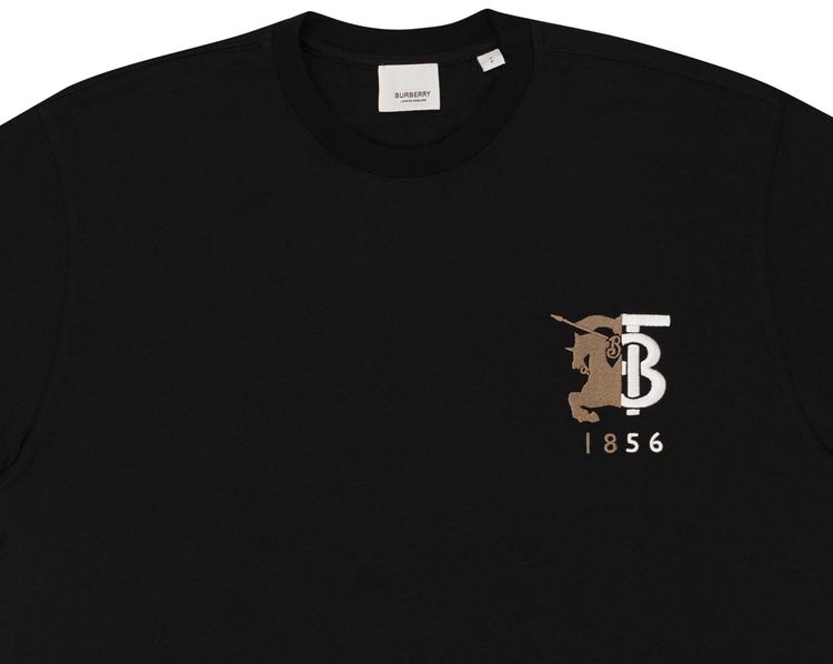Burberry Pocket Graphic T Shirt Black