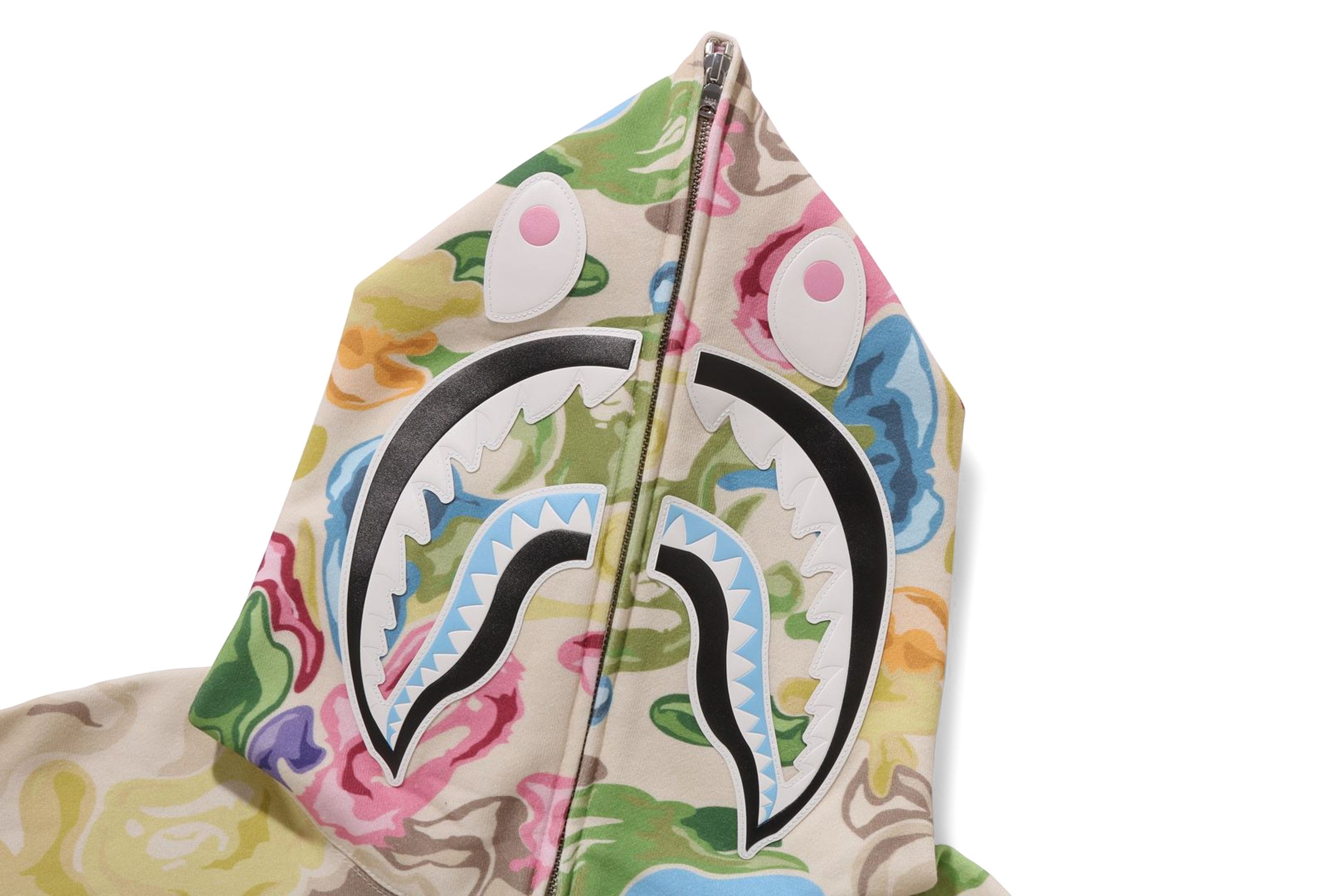 Bape shark hoodie multicolor online