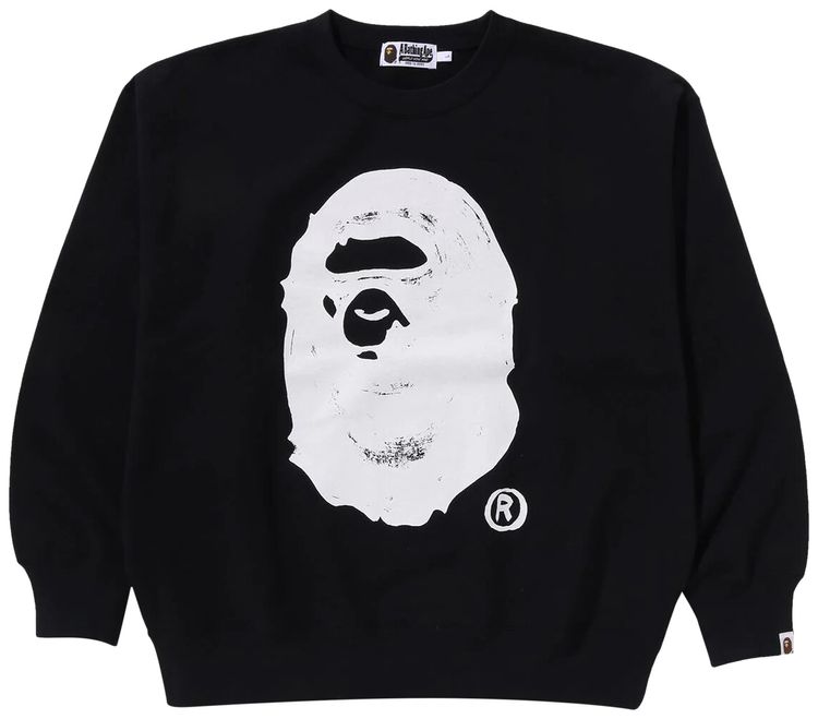 BAPE x Joshua Vibes Ape Head Crewneck Black