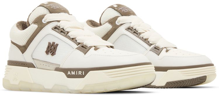 Amiri MA 1 White Chamoisee Brown