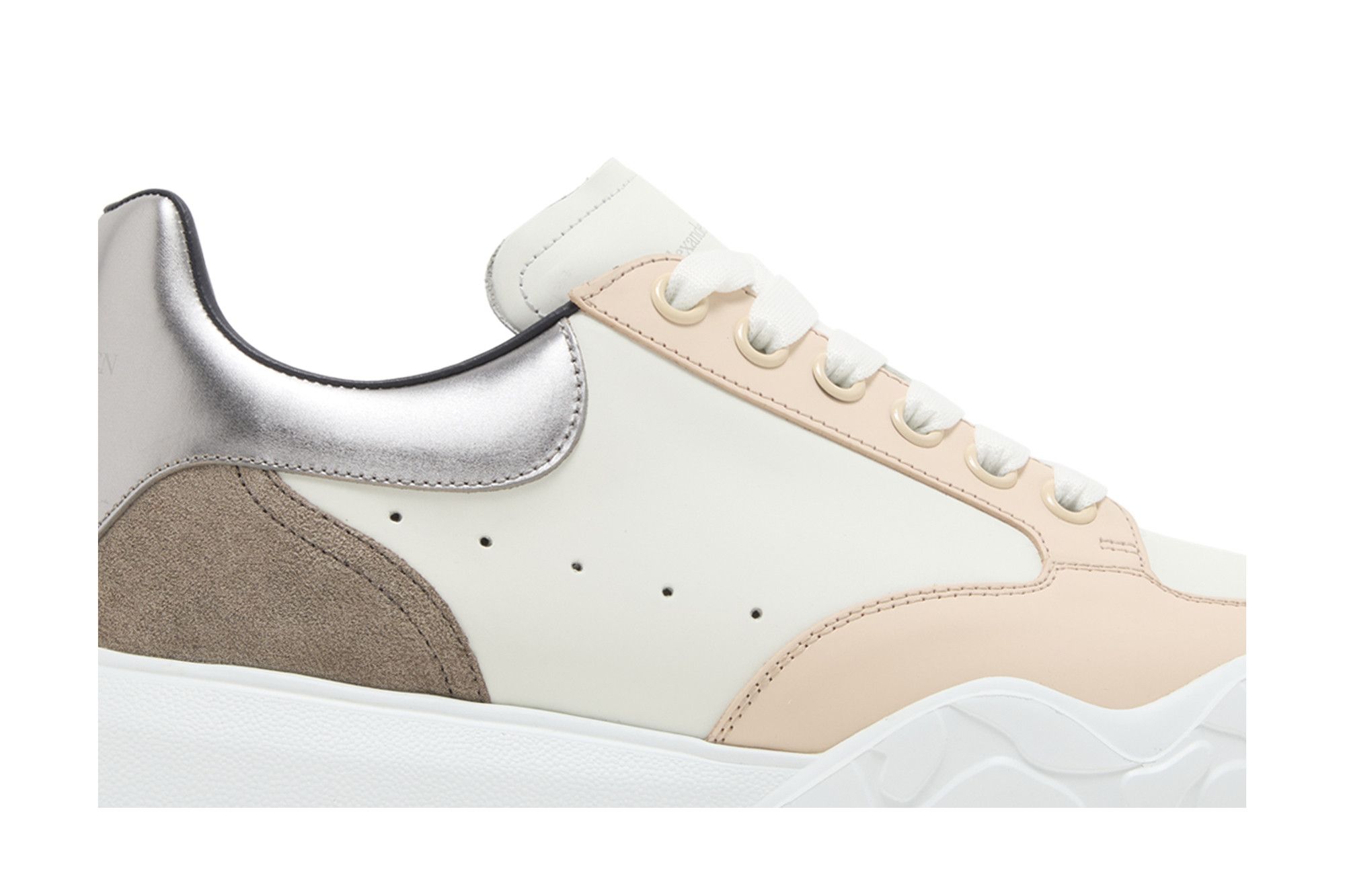 スニーカー Alexander Mcqueen Court Trainer 'White Silver' Buy Alexander McQueen Court Trainer 'White Silver' - 705117