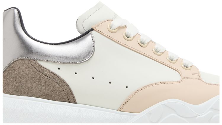 Alexander McQueen Court Trainer White Silver
