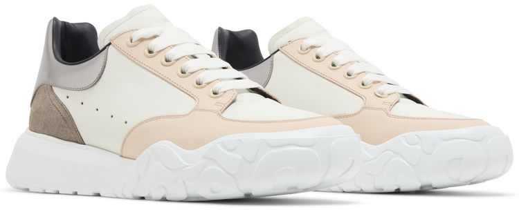 Alexander McQueen Court Trainer White Silver