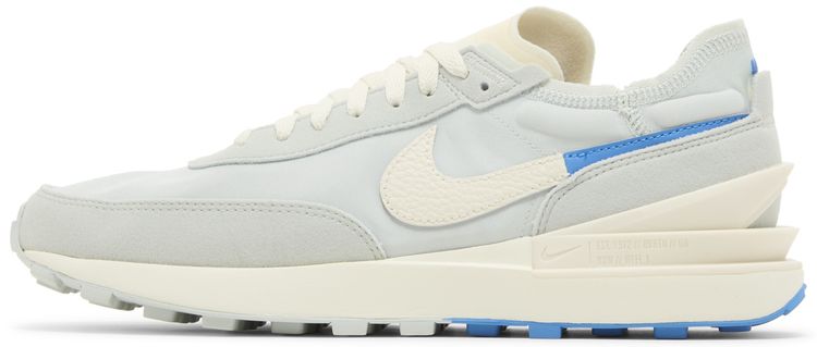 Nike Waffle One SE Split   Light Silver Photo Blue