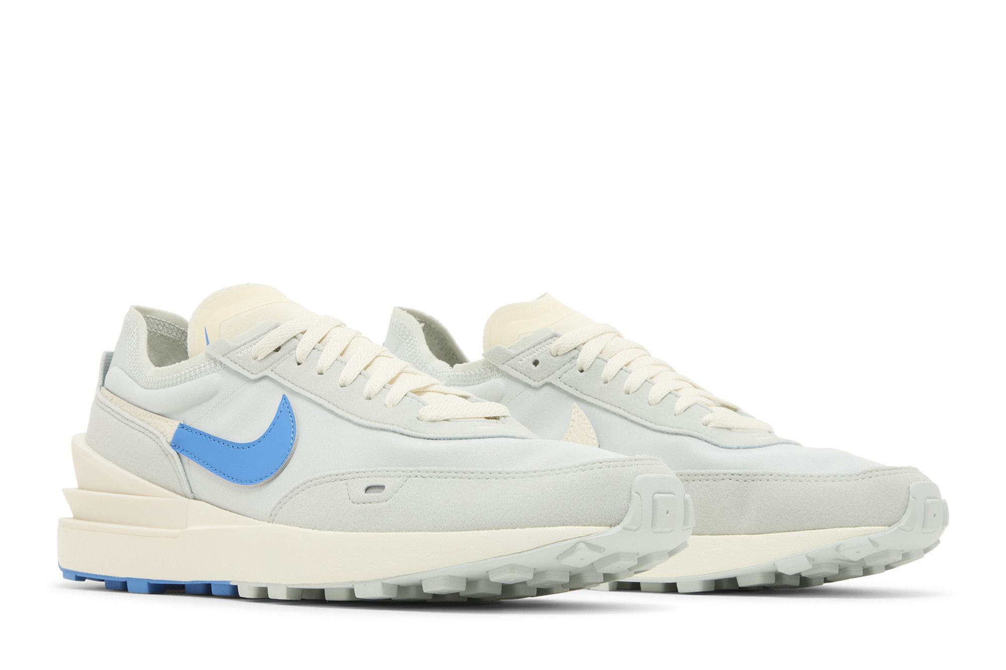 nike waffle one light blue