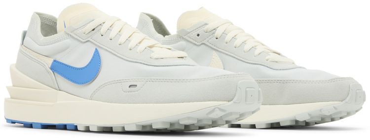 Nike Waffle One SE Split   Light Silver Photo Blue