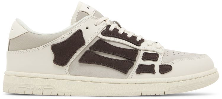 Amiri Skel Top Low White Brown