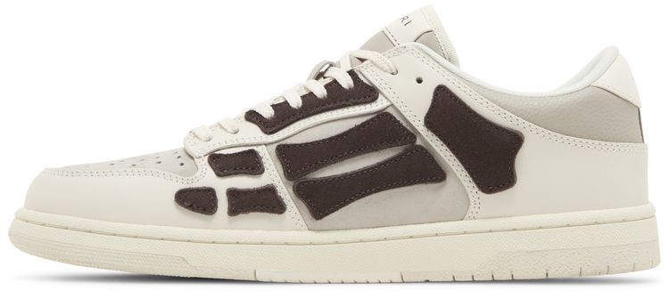 Amiri Skel Top Low White Brown