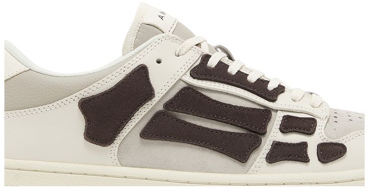 Amiri Skel Top Low White Brown