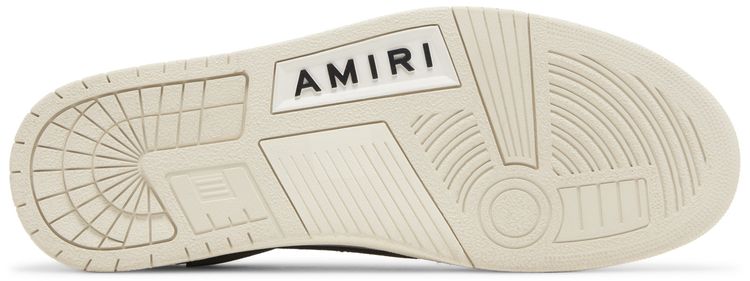 Amiri Skel Top Low White Brown