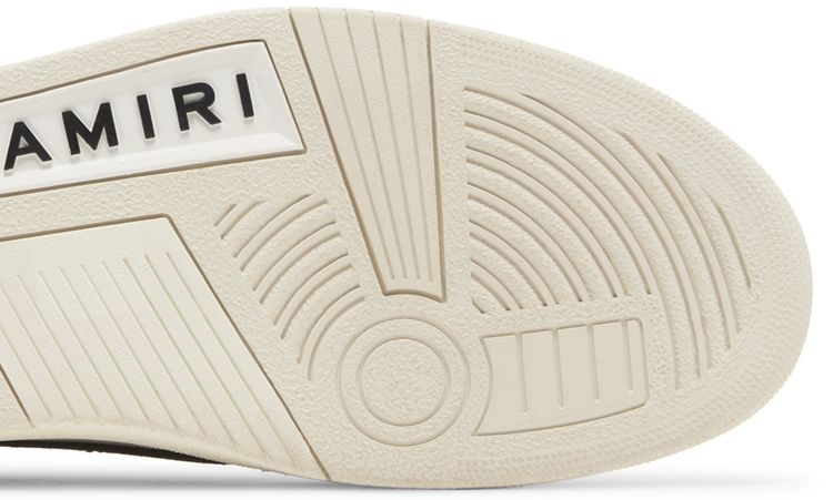 Amiri Skel Top Low White Brown