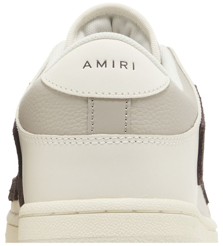 Amiri Skel Top Low White Brown