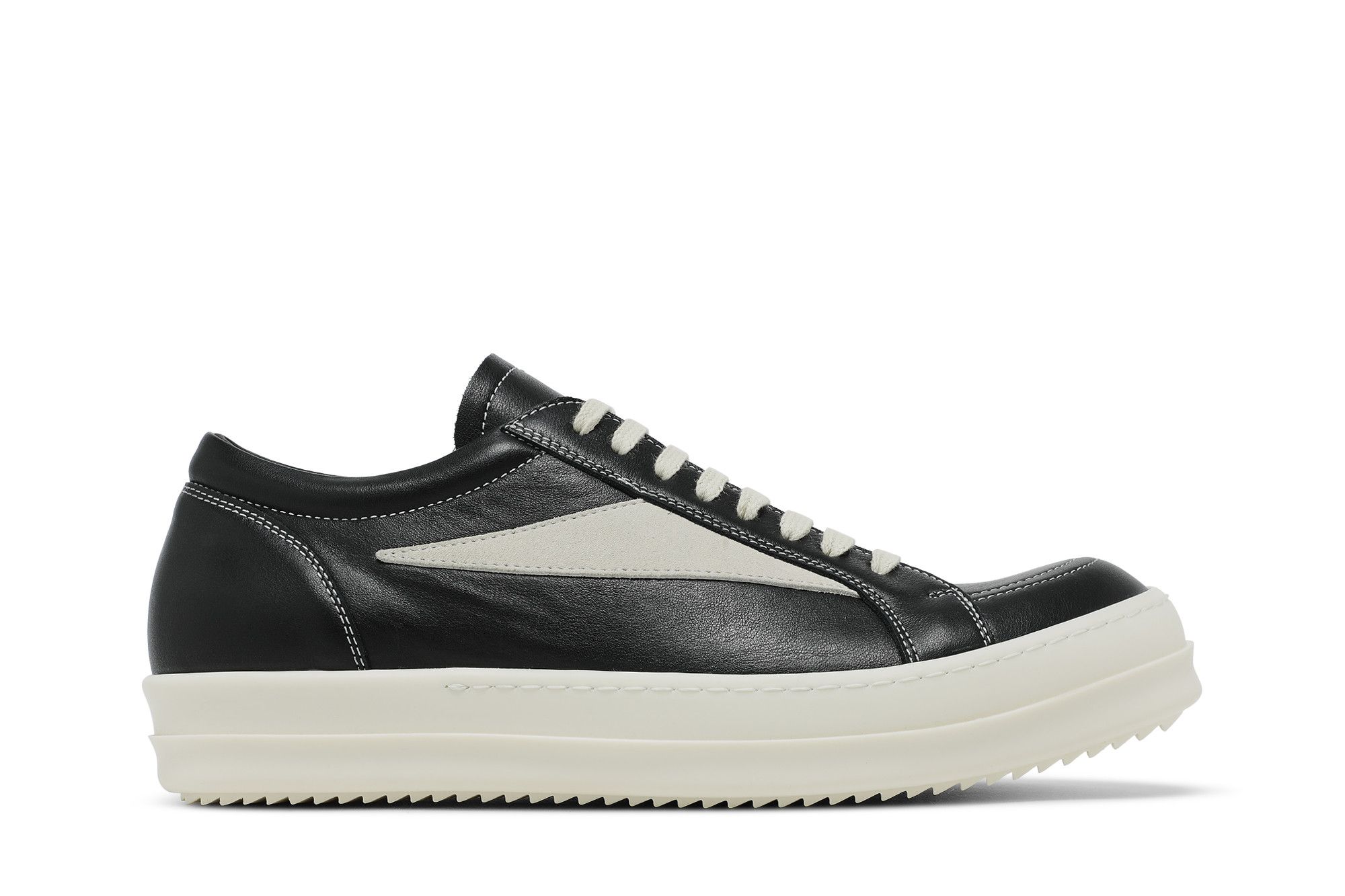 Buy Rick Owens Lido Vintage Sneaker Black Milk RU01D3897 LCOLVS 911 GOAT UK
