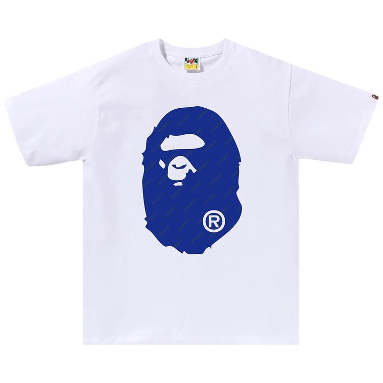 BAPE Hexagram Big Ape Head Tee White