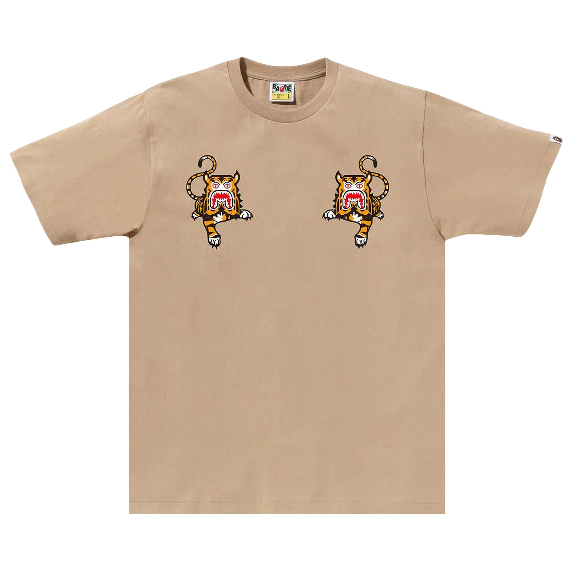 Buy BAPE Tiger Tee Beige 1J80 110 049 BEIGE GOAT CA