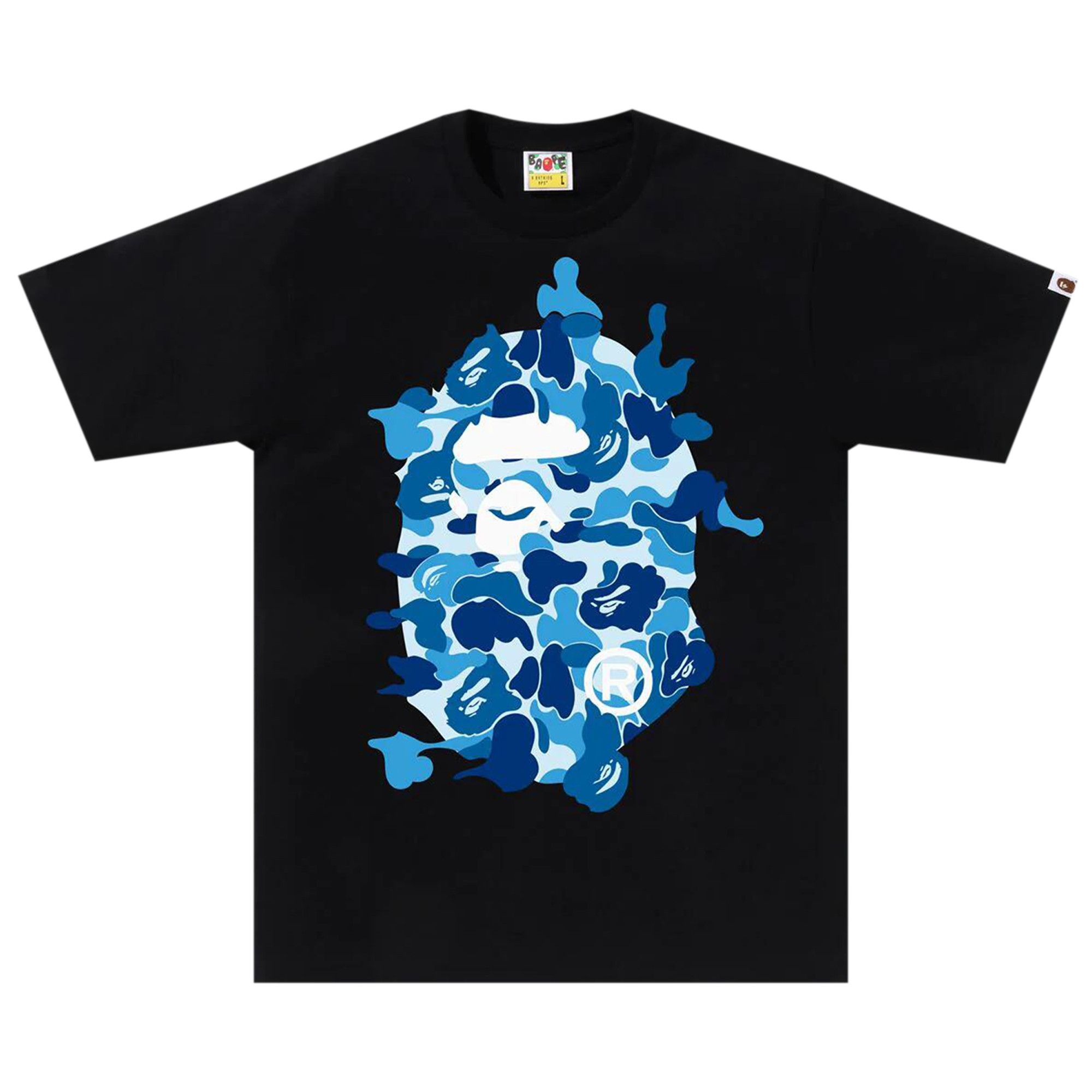 Bape shirt blue camo outlet