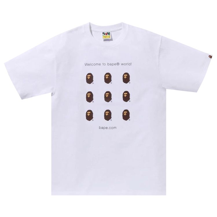 BAPE Com Tee White
