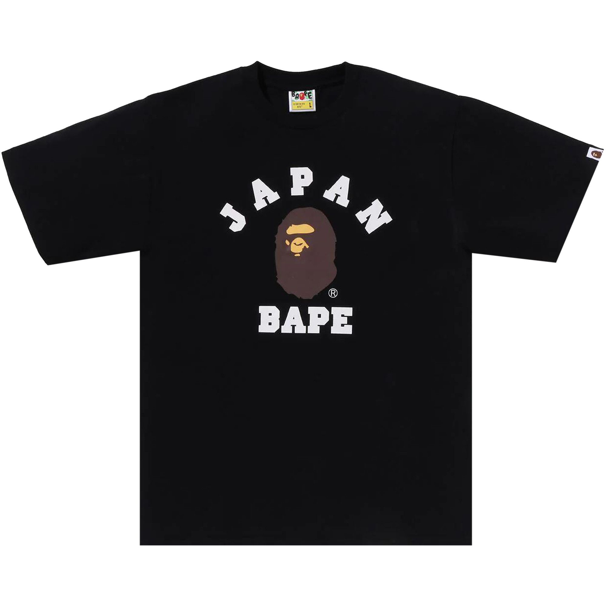 Buy BAPE Japan College City Tee 'Black' - 1K22 110 018 BLACK